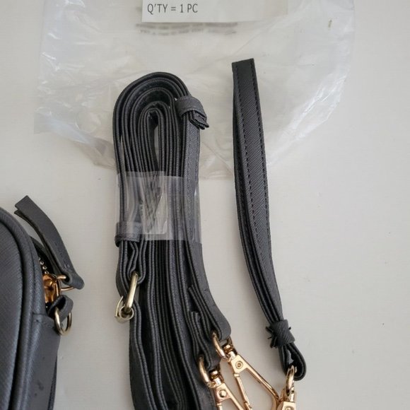 Disney Pandora Mickey Grey Crossbody Mini Clutch Purse Bag Wristlet Strap 4 x 7 - Picture 5 of 5